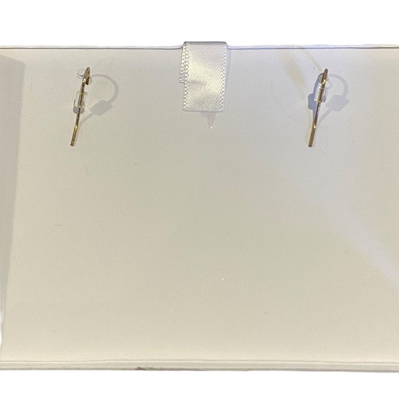 C&C California American Pride Handwoven Star Gold Earrings - New - Picture 4 of 4